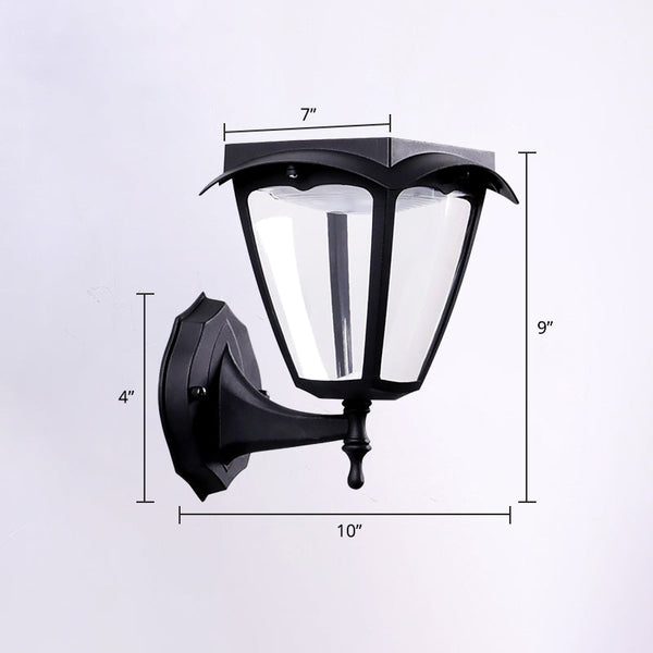 Solar Wandlamp – Moderne LED Zonne-energie Wandlamp voor Huis & Tuin