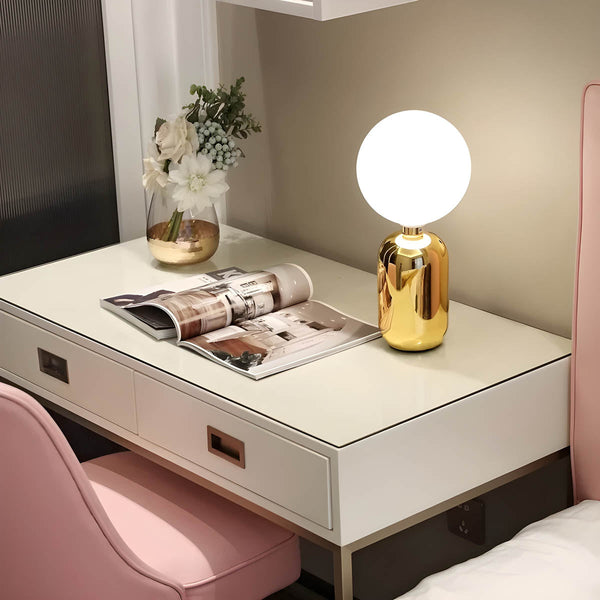Moderne Ring Tafellamp – Zwevend LED Lichteffect, Minimalistische Woondecoratie