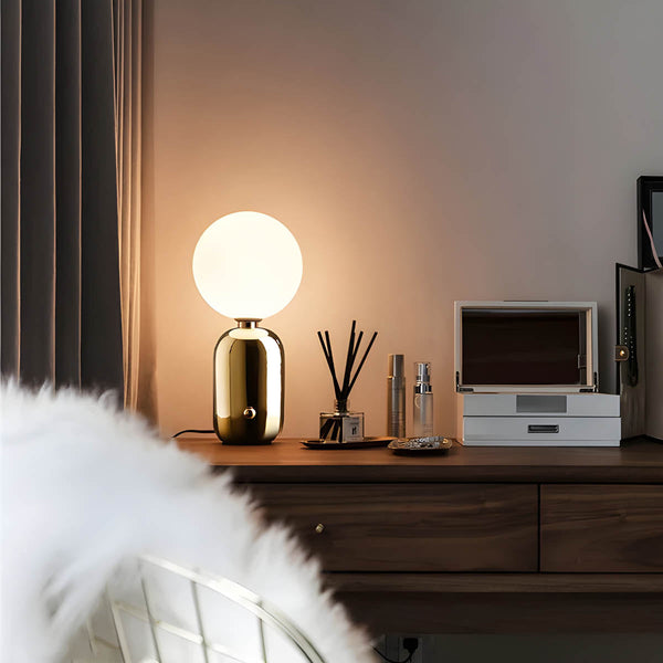 Moderne Ring Tafellamp – Zwevend LED Lichteffect, Minimalistische Woondecoratie