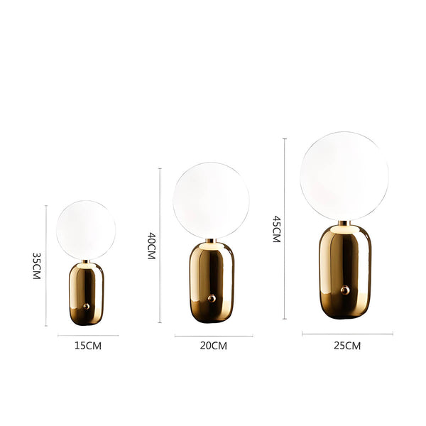 Moderne Ring Tafellamp – Zwevend LED Lichteffect, Minimalistische Woondecoratie
