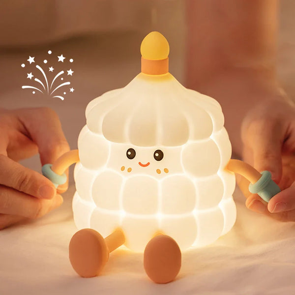 Zacht Wolk Nachtlampje – BPA-vrije Siliconen Kinderkamer Lamp