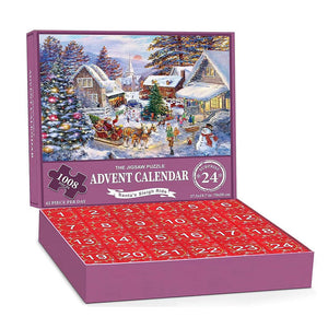 Puzzel Adventskalender 2025 – 1008 Stukjes | 24 Dagen Plezier