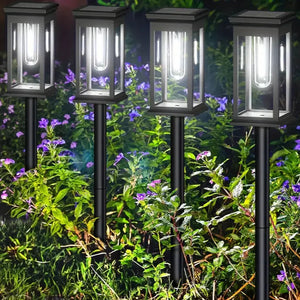 Zonne energie Tuinlamp  Waterdichte Buitenverlichting voor Sfeervolle & Duurzame Tuin