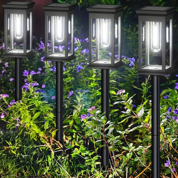 Zonne energie Tuinlamp  Waterdichte Buitenverlichting voor Sfeervolle & Duurzame Tuin