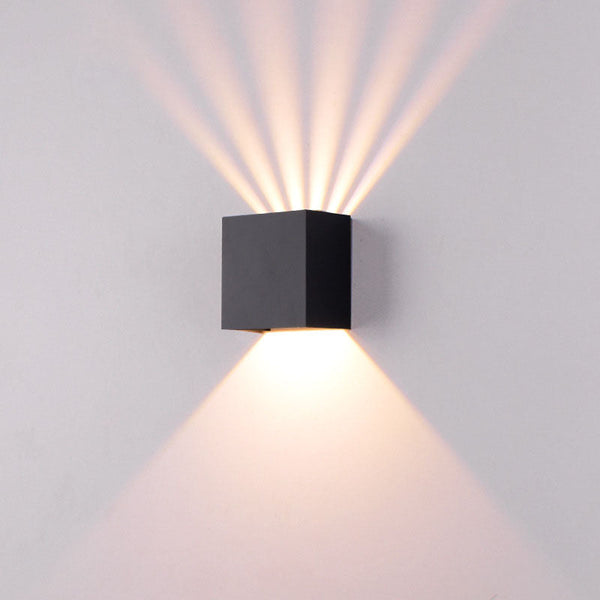 Vierkante LED Buiten Wandleuchte – Moderne Waterdichte Tuin- & Terrasverlichting