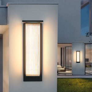 Rechthoekige Zonne LED Buitenlamp – Weerbestendige Wandlamp voor Tuin & Terras