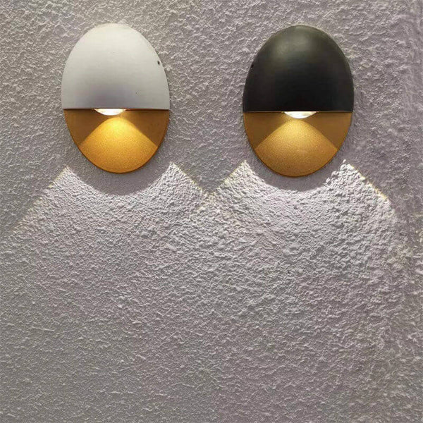 Minimalistische Ovale LED Buitenwandlamp – Moderne & Energiezuinige Verlichting