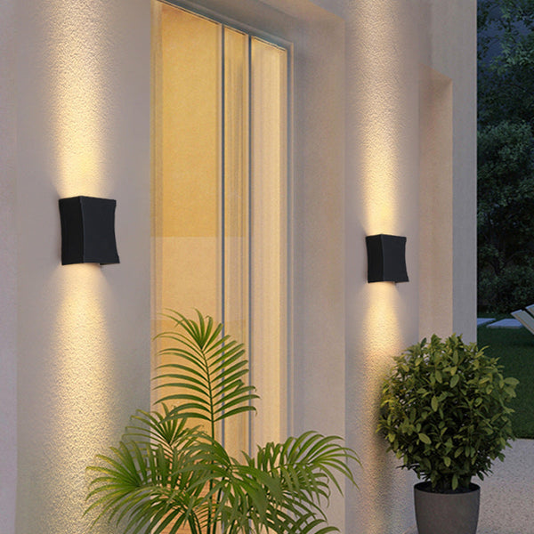 Minimalistische Vierkante LED Buitenwandlamp – Moderne Waterdichte Tuin- & Terrasverlichting