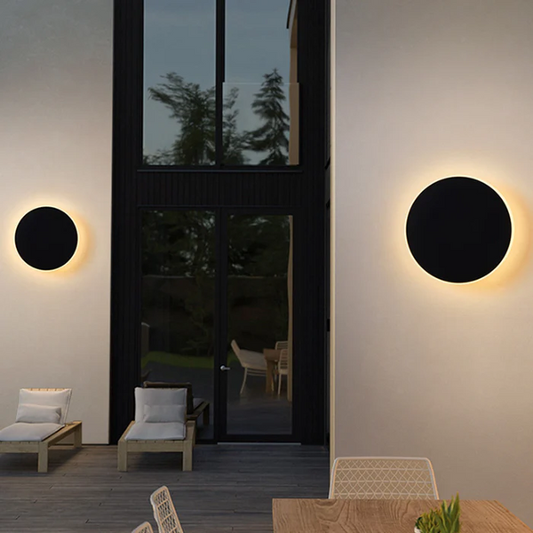 Elegante Ronde LED Wandlamp | Weerbestendige Buitenverlichting voor Moderne Tuinen & Terrassen