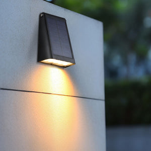 Moderne Minimalistische Rechthoekige Trapezvormige LED Wandlamp – Zonne-energie voor Binnen & Buiten