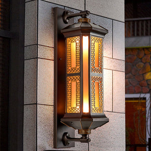 Oriëntaals Geïnspireerde Buiten Wandleuchte – Moderne Buitenverlichting in S & L