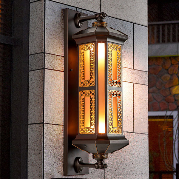 Oriëntaals Geïnspireerde Buiten Wandleuchte – Moderne Buitenverlichting in S & L