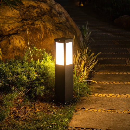 Slanke Waterdichte Solarlantaarn voor Tuin, Oprit & Terrasverlichting