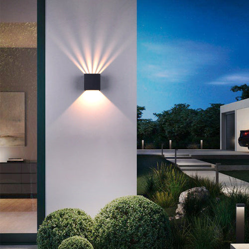 Vierkante LED Buiten Wandleuchte – Moderne Waterdichte Tuin- & Terrasverlichting