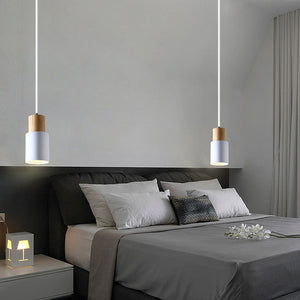 Moderne Macaron Cilinder Hanglamp – Pastel Plafondlamp voor Woonkamer, Eetkamer & Slaapkamer