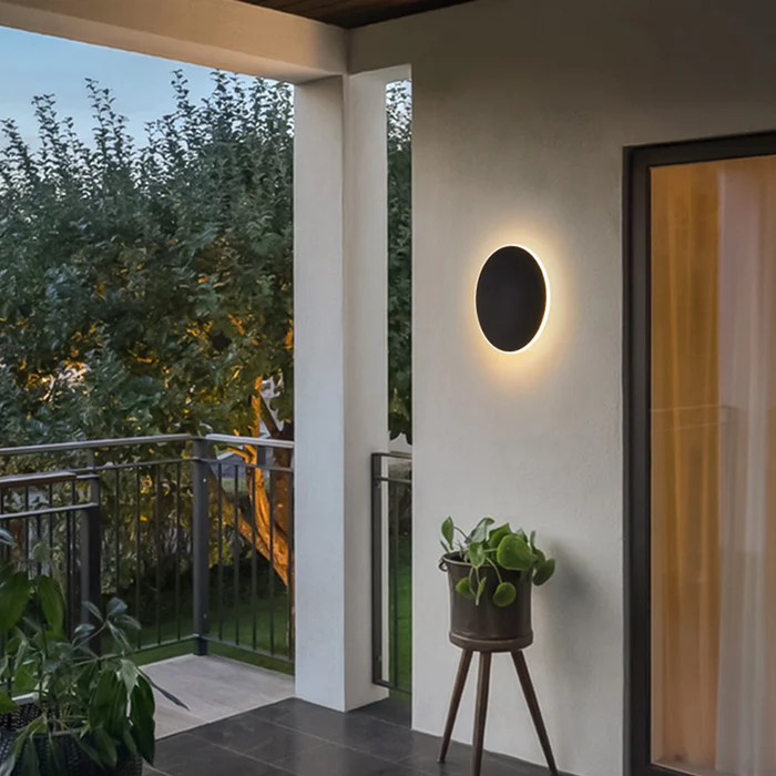 Elegante Ronde LED Wandlamp | Weerbestendige Buitenverlichting voor Moderne Tuinen & Terrassen