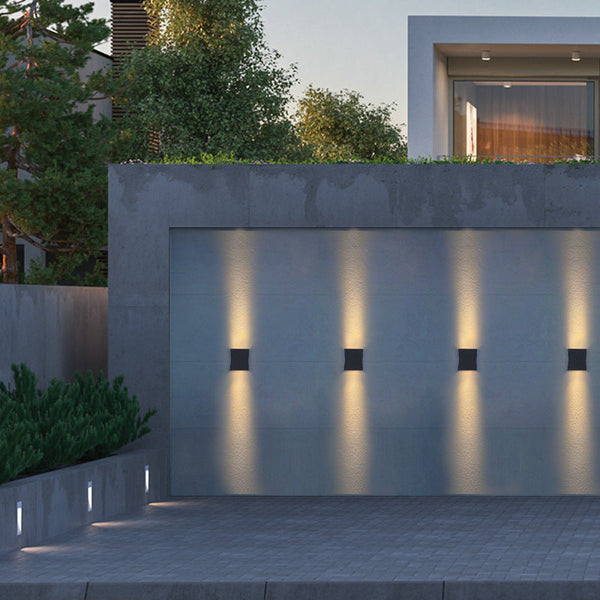 Minimalistische Vierkante LED Buitenwandlamp – Moderne Waterdichte Tuin- & Terrasverlichting