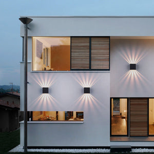Vierkante LED Buiten Wandleuchte – Moderne Waterdichte Tuin- & Terrasverlichting