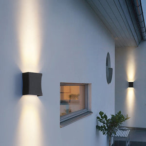 Minimalistische Vierkante LED Buitenwandlamp – Moderne Waterdichte Tuin- & Terrasverlichting