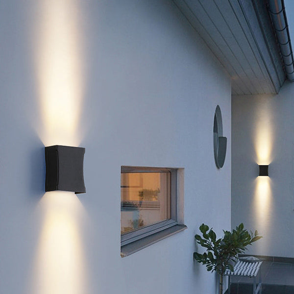 Minimalistische Vierkante LED Buitenwandlamp – Moderne Waterdichte Tuin- & Terrasverlichting