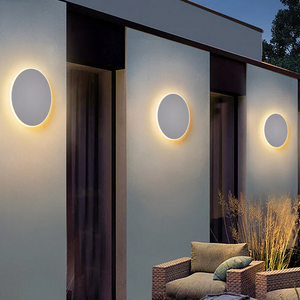 Elegante Ronde LED Wandlamp | Weerbestendige Buitenverlichting voor Moderne Tuinen & Terrassen
