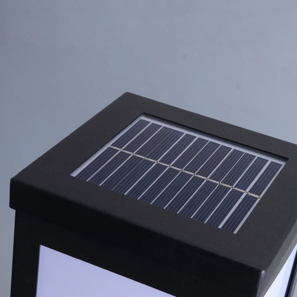Slanke Waterdichte Solarlantaarn voor Tuin, Oprit & Terrasverlichting