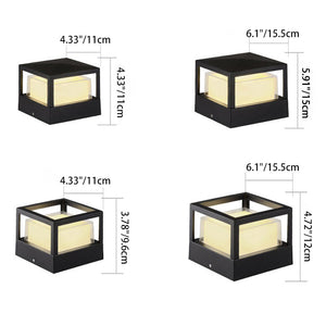 Minimalistische LED Buitenlamp voor Tuin & Landschap – Vierkant & Rond Design