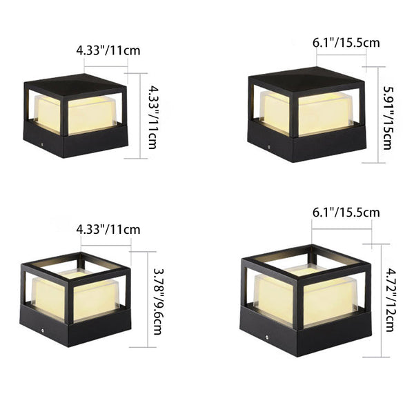Minimalistische LED Buitenlamp voor Tuin & Landschap – Vierkant & Rond Design