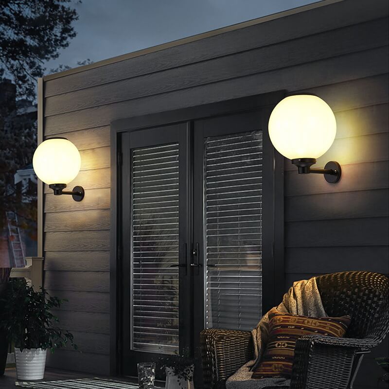 Elegante Solar Wandlamp Buiten met LED – Stijlvolle Tuin- en Terrasdecoratie