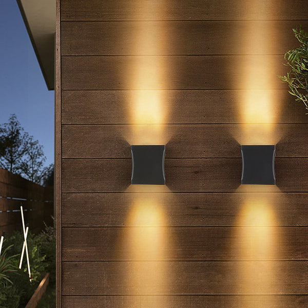 Minimalistische Vierkante LED Buitenwandlamp – Moderne Waterdichte Tuin- & Terrasverlichting