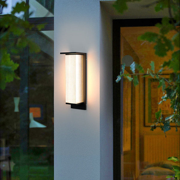 Rechthoekige Zonne LED Buitenlamp – Weerbestendige Wandlamp voor Tuin & Terras