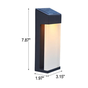 Zonne-LED Wandlamp voor Buiten – Milieuvriendelijke Tuin- en Terrasverlichting