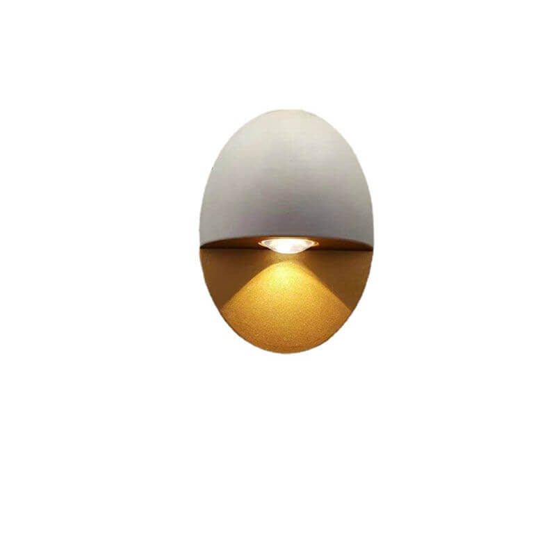Minimalistische Ovale LED Buitenwandlamp – Moderne & Energiezuinige Verlichting