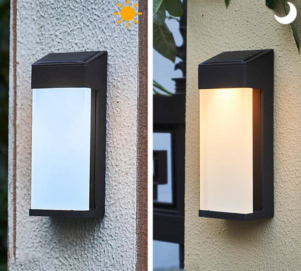 Zonne-LED Wandlamp voor Buiten – Milieuvriendelijke Tuin- en Terrasverlichting