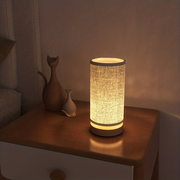 Minimalistische Houten Bedlamp – Ruimtebesparende LED voor Bureau & Nachtkastje