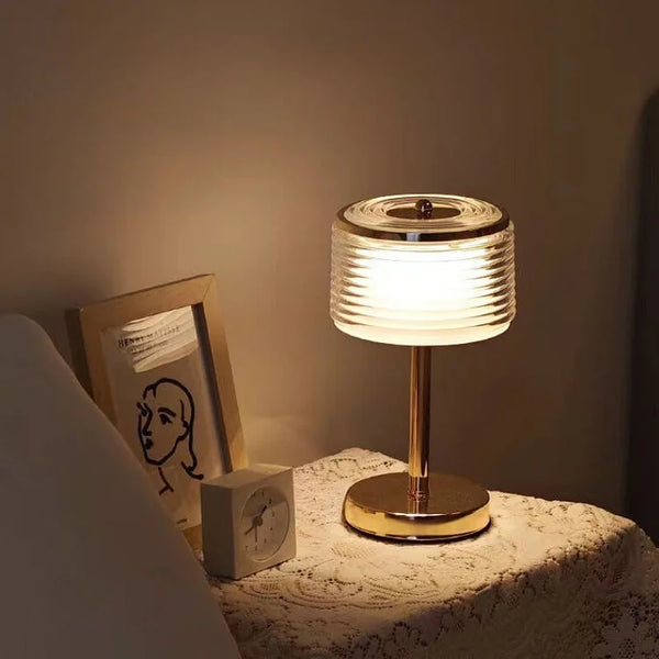 LumoBogen LED Tafellamp – Elegante Ronde Bureaulamp voor Modern Woondecor