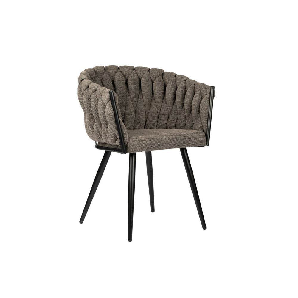 Wave Stoelen Taupe Set van 2 – Luxe Comfortabele Design Eetkamerstoelen
