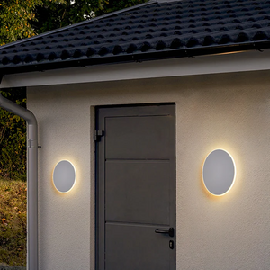 Elegante Ronde LED Wandlamp | Weerbestendige Buitenverlichting voor Moderne Tuinen & Terrassen