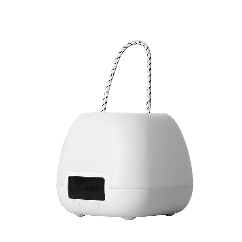 Moderne Draagbare LED Wekker met Nachtlampje – Compacte Verlichting voor Huis & Slaapkamer