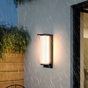 Rechthoekige Zonne LED Buitenlamp – Weerbestendige Wandlamp voor Tuin & Terras