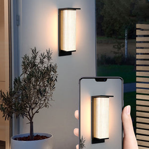 Rechthoekige Zonne LED Buitenlamp – Weerbestendige Wandlamp voor Tuin & Terras