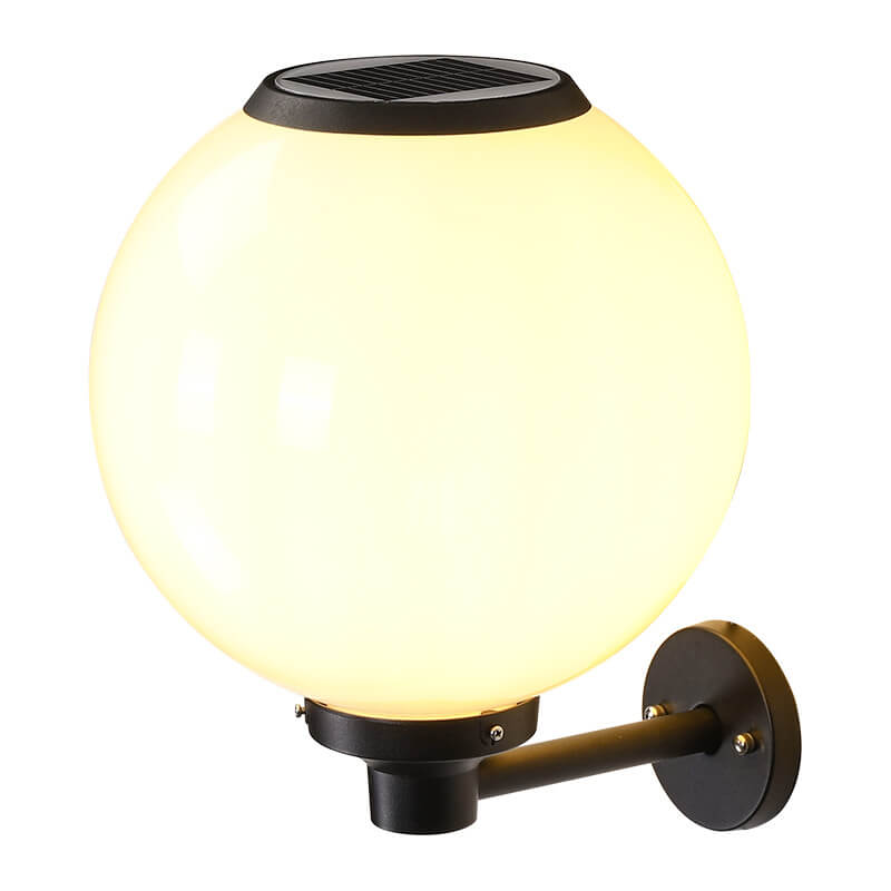 Solar LED Buitenwand Bolverlichting – Energiezuinige Tuin- & Terraslamp