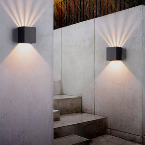 Vierkante LED Buiten Wandleuchte – Moderne Waterdichte Tuin- & Terrasverlichting