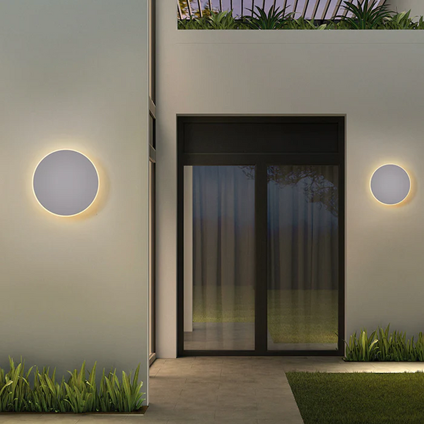 Elegante Ronde LED Wandlamp | Weerbestendige Buitenverlichting voor Moderne Tuinen & Terrassen