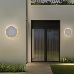Elegante Ronde LED Wandlamp | Weerbestendige Buitenverlichting voor Moderne Tuinen & Terrassen