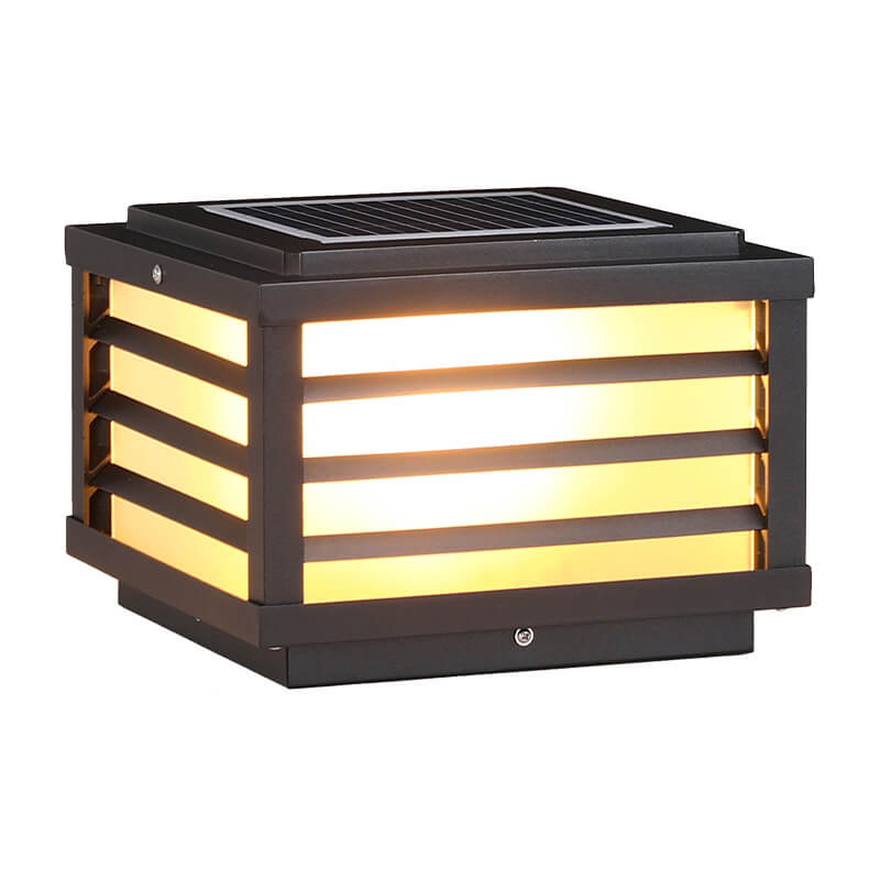 Vierkante LED Paalkaplamp voor Buiten – Modern & Weerbestendig