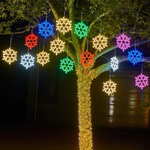 Waterdichte LED Sneeuwvlok Projector Lamp – Feestelijke Buitenverlichting voor Kerst