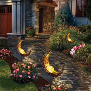 Zonne-energie Tuinlamp met Magische Gloed – Waterdichte LED Buitenlamp