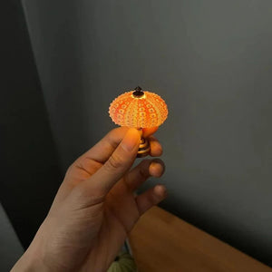 Moderne Urchin Glow Nachtlamp – Kunstzinnige Zee-egel Lamp voor Sfeervolle Woondecoratie