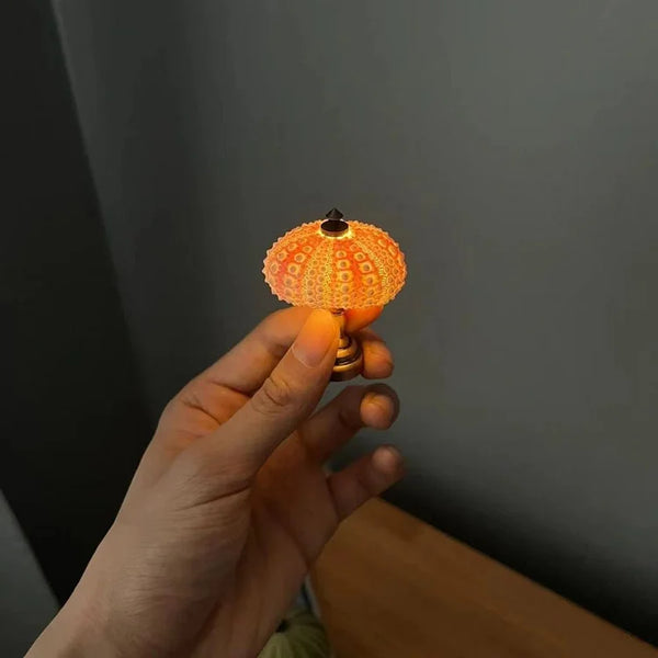 Moderne Urchin Glow Nachtlamp – Kunstzinnige Zee-egel Lamp voor Sfeervolle Woondecoratie